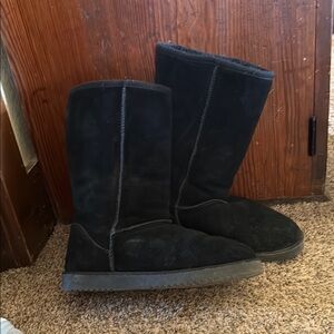 Black Suede Boots